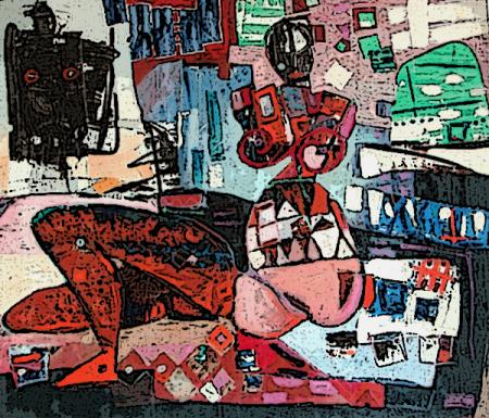 Painting Abdelali Mouada